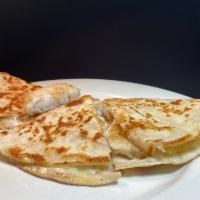 Super Fish Flour Quesadilla · Grilled flour tortilla with fish and melted cheese. Ask for guacamole, salsa & sour cream on...