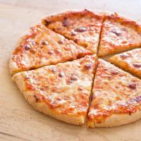 13” Gluten-free pizza · 13 inch Gluten-free pizza  tomato sauce and mozzarella cheese 