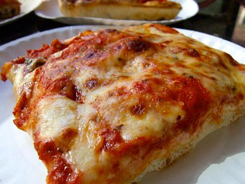 Sicilian White Pizza Slice · 