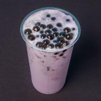 Taro Milk Tea · Our famous Purple milk tea made with Taro root and milk tea.