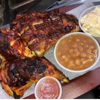 1/2 Chicken and Rib Combo Plate · 