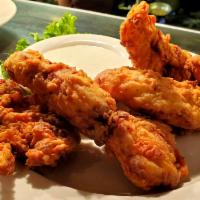 Fried Chicken Tenders · All natural chicken breast tenders breaded to order and fried crispy served, with ranch dres...