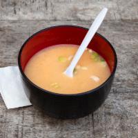 Miso Soup · Vegan and gluten free.