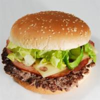 Wahlburger® · Ground Steak with melted Swiss cheese, grilled smoked ham, lettuce and our special sauce, se...