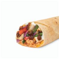 Burrito Ultimo · Roasted veggies and rice. Cheese and sour cream with salsa baja.