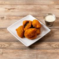 Jalapeno Poppers · Stuffed with cheese and fried. 