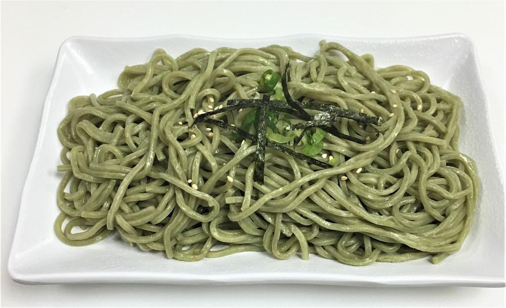 Cold Soba · Sesame seeds, green onions and nori.