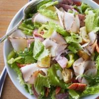 Roasted Turkey Breast Salad · Deliciously roasted turkey breast slices. Includes a generous spring mix of chopped romaine ...