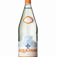 ACQUA PANNA · Italian natural spring water.