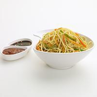 Veg Noodles · Stir fried noodles with lots of veggies.