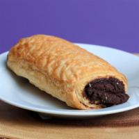 Chocolate Croissant  · croissant with fudge and chocolate inside a criossant