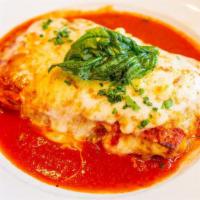 Lasagnette · Layered pasta with ground beef and pork and bechamel sauce.
