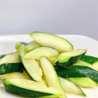 Sauteed Zucchini · Serve with White Rice