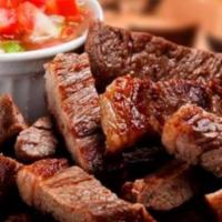 Top Sirloin Meal  · Picanha. Our most tradicional cut served with rice and pinto beans, french fries, vinaigrett...