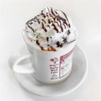 Hot Chocolate · Served with whipped cream.