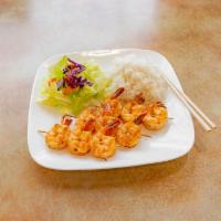 Shrimp Teriyaki · Marinated or glazed in a soy based sauce. 