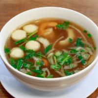 P3. Seafood Pho - Pho Do Bien · Shrimp, Fish Ball and Squid