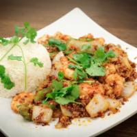 SFR4. Lemongrass Shrimp Stir-Fried Rice - Tom Xao Xa Ot · 