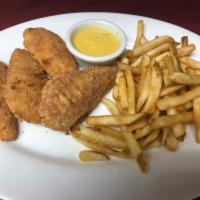Classic Chicken Fingers · Traditional style with honey mustard. Add french fries for an additional charge.