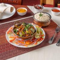 Paneer Jalfrazie · Fresh homemade cottage cheese cooked with fresh vegetables, tomatoes and exotic Indian spice...