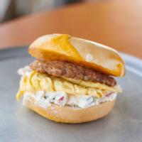 4 Corners Bagel - Ham · Grilled egg, cheese, bacon or sausage with southwestern cream cheese.