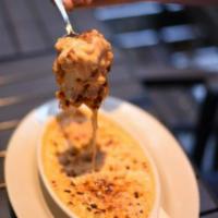 Misconduct Mac and Cheese · Elbow macaroni, house made fondue, cheese topping.