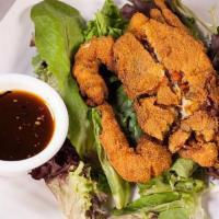 Soft Shell Crab · Lightly corn starched deep fried served with ponzu sauce.