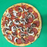 14. Pepperoni Mushroom Pizza · 