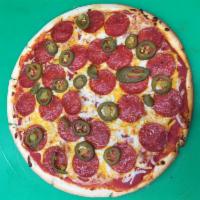 15. Spicy Pepperoni Pizza · 