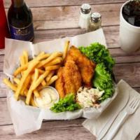 Pirates Pleasure (Catfish) Platter · Platter comes with choice of side. 
Big Easy comes with choice of side, coleslaw & 2 Hush Pu...