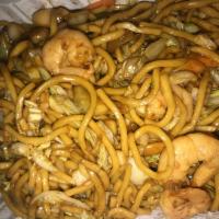 Shrimp Lo Mein · Spaghetti.
