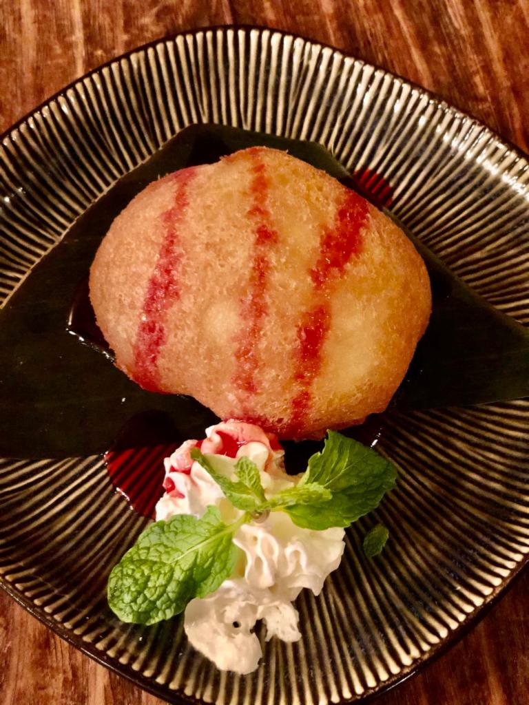 Fried Ice cream · Breaded scoop of vanilla ice cream with chocolate sauce.
PLEASE BE AWARE ICE CREAM MAY BEGIN TO MELT AFTER LEAVING STORE, EAT ASAP.