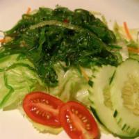 A04. Seaweed Salad · Seaweed salad: algae salad. 