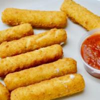 Mozzarella Sticks (8 sticks) · Deep fried cheese sticks served with marinara.