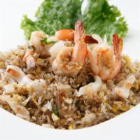 Lychee and Cashew Nuts Fried Rice · Served with egg, scallions and flavorful chef’s sauce.