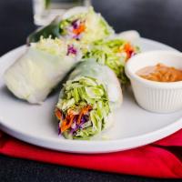 A1. Salad Rolls · Lettuce, carrots, purple cabbage and tofu or shrimp wrapped in rice paper served with homema...