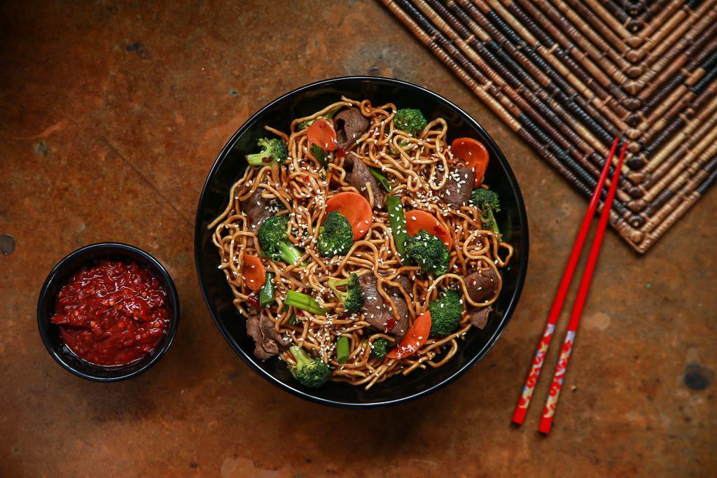 Create Your Own Stir Fry · YOUR CHOICE! You choose your proteins, veggies, noodles, sauces, spice level and garnishes. It is made to order exactly the way you want it. Allergens (vary depending on ingredients)