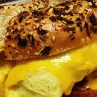 Egg and Cheese Sandwich · Cage-free eggs & cheddar cheese on your choice of bagel, croissant or toast.
