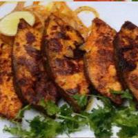 Mayuri Fish Fry (10 Pcs Tilapia fish) · 10 pieces tilapia fish. Fish marinated and deep-fried with Indian spices.