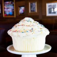 Giant Funfetti · Huge Funfetti Cupcake (as big as your head) Perfect for any
celebration, or just to satisfy...