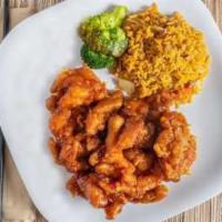 C15. General Tso's Chicken Combination · Spicy. 