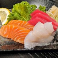 Sashimi Appetizer · Seven pieces of chef choice sashimi.