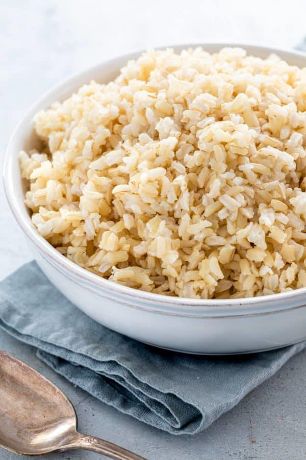 Brown Rice · Brown rice is a whole grain rice with the inedible outer hull removed. 