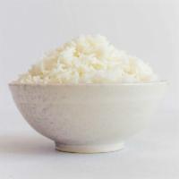 Sushi Rice · A side of medium grain rice seasoned with rice vinegar.