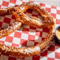 Pretzel and  Beer Cheese · A large Bavarian-style pretzel served with Parry’s beer cheese.