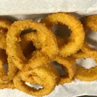 Onion Rings · comes with ketchup.