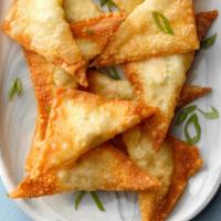 A4. Crab Rangoon · 6 pieces. Deep fried wontons stuffed with imitation crab meat, green onion, black pepper, cr...