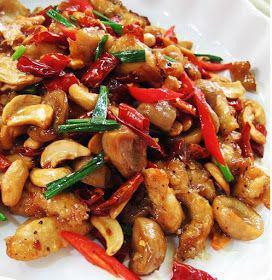 P1. Pad Cashew Nuts · Onion, carrot, bell pepper and cashew nuts in sweet chili jam sauce.