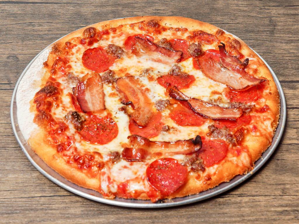 Meat Lover's Pizza  · Sausage, pepperoni, bacon, and ground beef