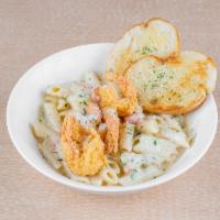 Bayou Pasta · Shrimp and crawfish tails tossed with mimi’s cream sauce and penne pasta. No side included.